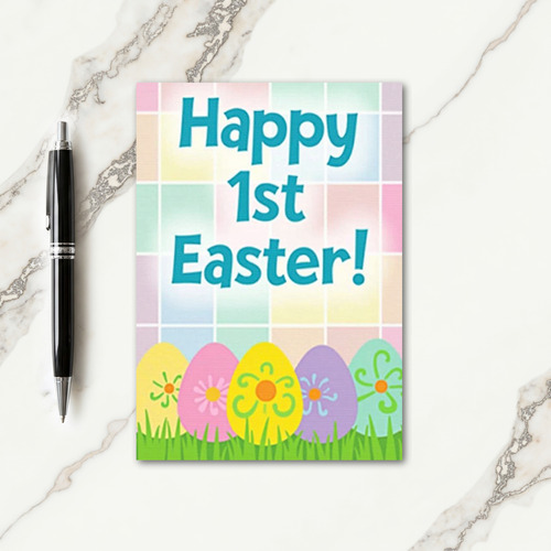 Pastel Squares Celebration Card