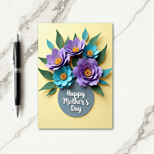 Pastel Yellow Pattern Card