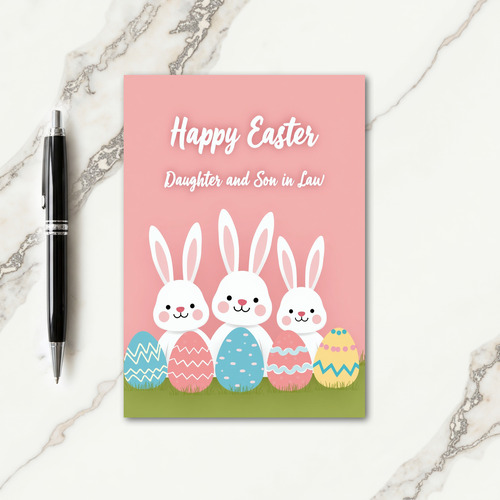Pastel Zigzag Animal Friends Card