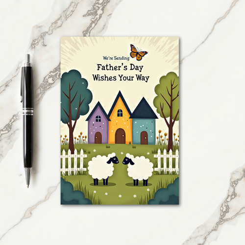Pastoral Fathers Day Card