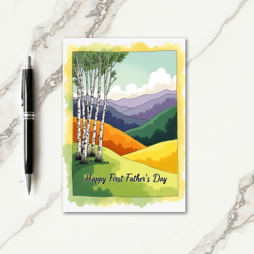 Pastoral Happy Fathers Day Card