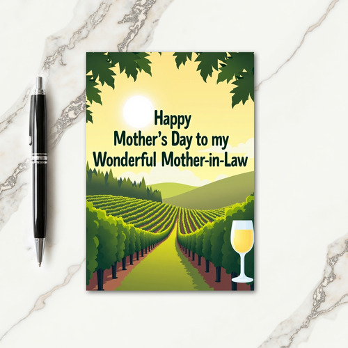 Pastoral Mothers Day Greeting Card