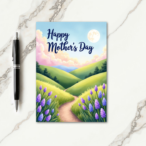 Pastoral Mothers Day Scene Card