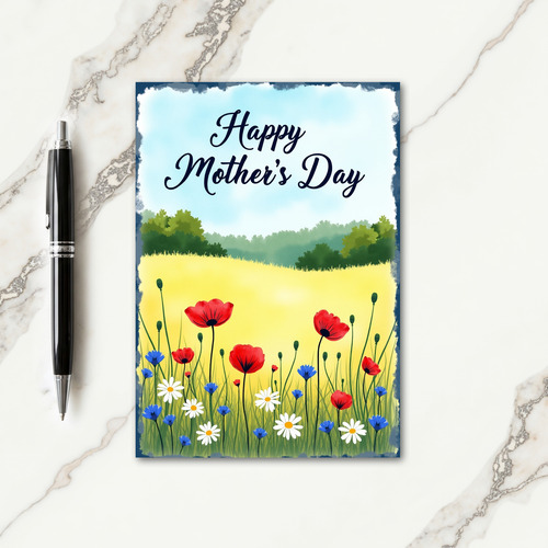 Pastoral Sweet Mothers Day Card