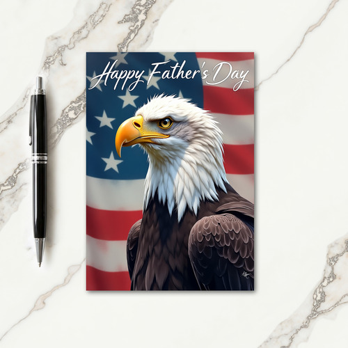 Patriotic Fathers Day Card