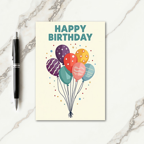 Patterned Birthday Card