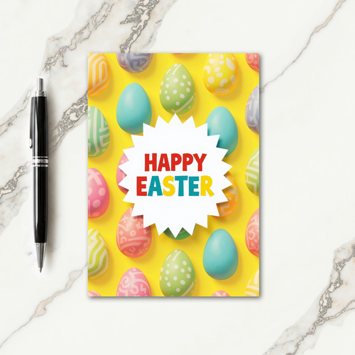 Patterned Spring Festivity Card