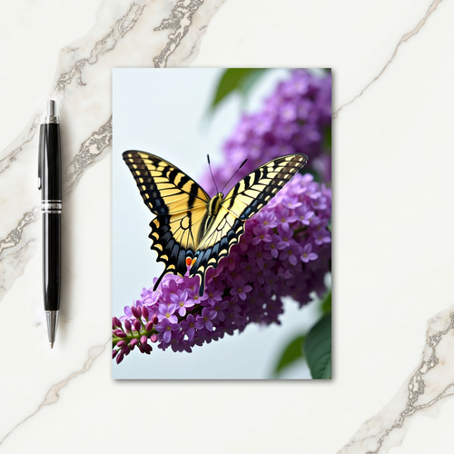 Patterned Wing Birthday Card