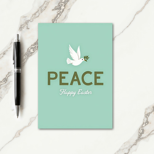 Peace And Joy Season Card