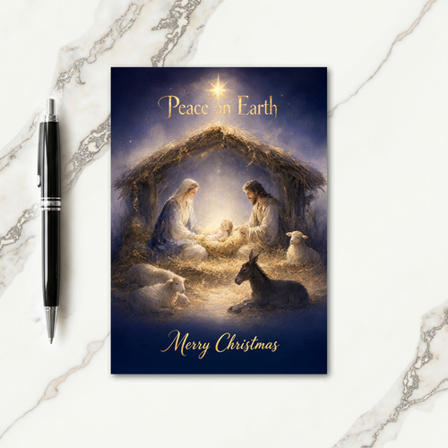 Peace On Earth Christmas Card
