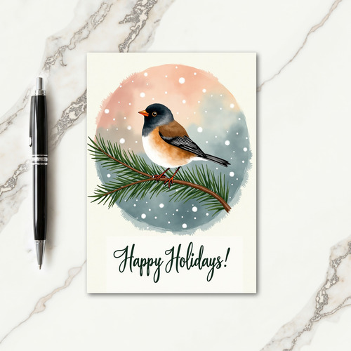 Peaceful Bird Christmas Card