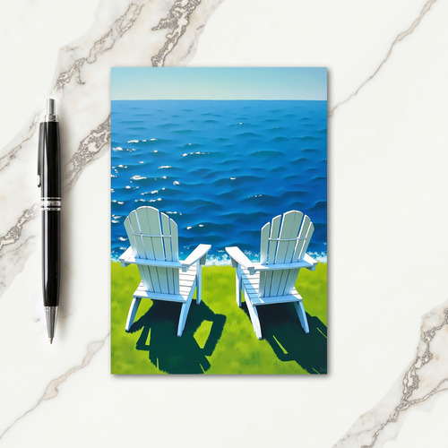 Peaceful Birthday Chairs Card