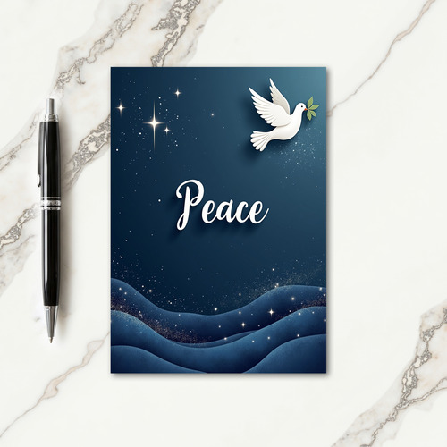 Peaceful Christmas Card