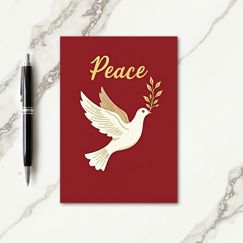 Peaceful Dove Christmas Card