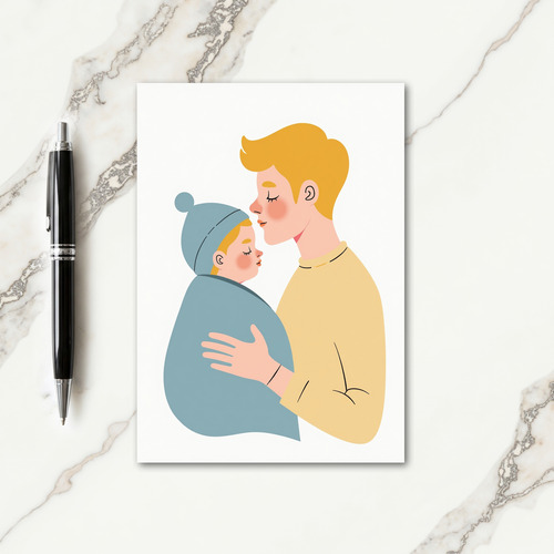 Peaceful Fathers Day Art Card