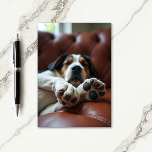 Peaceful Fathers Day Canine Card