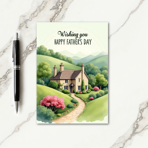 Peaceful Fathers Day Home Card