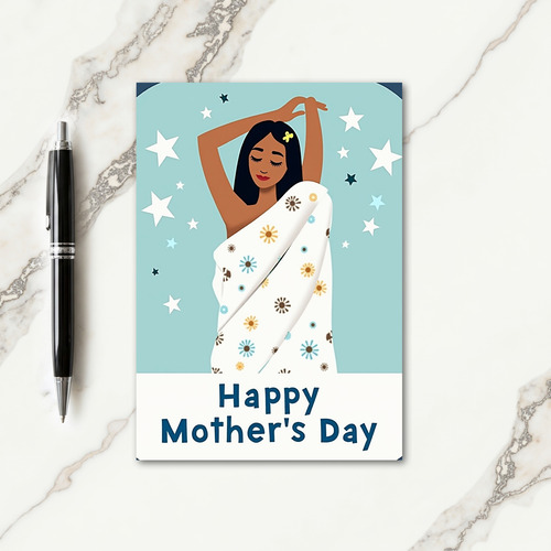 Peaceful Floral Mothers Day Card