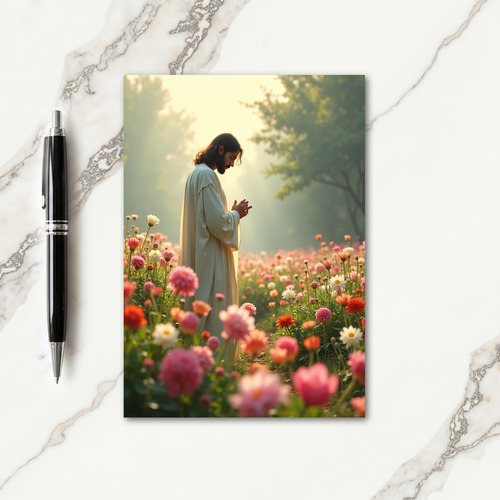 Peaceful Garden Prayer Card