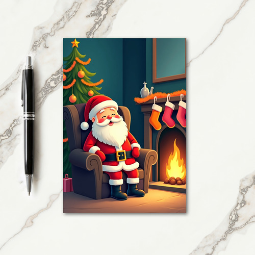 Peaceful Jovial Man Card
