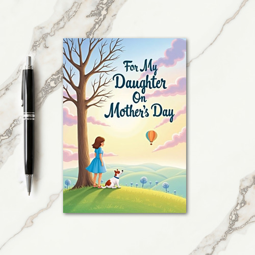Peaceful Mothers Day Scene Card