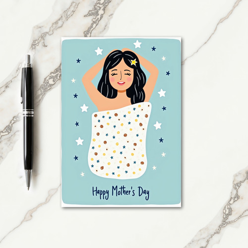 Peaceful Mothers Day Stars Art Card
