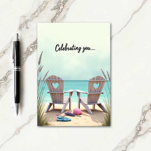 Peaceful Seaside Birthday Card