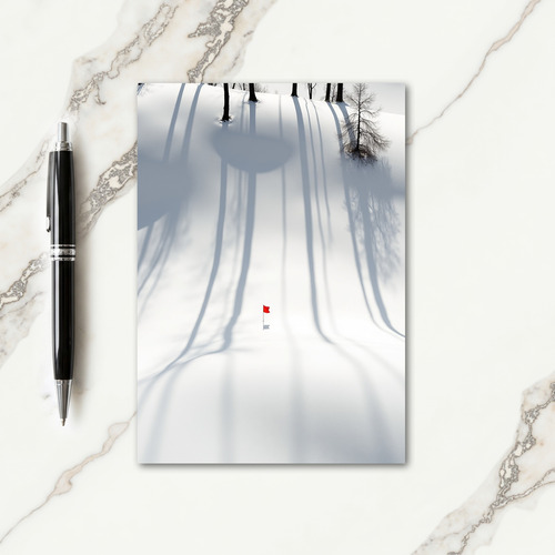 Peaceful Shadow Christmas Card