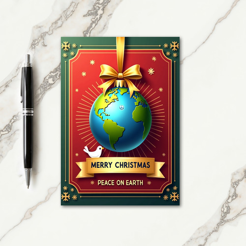 Peaceful World Christmas Card