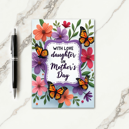 Peach Blossom Love Mom Card