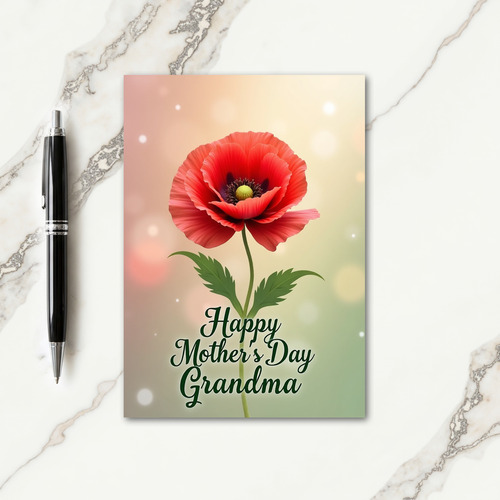 Peach Blush Mothers Day Card