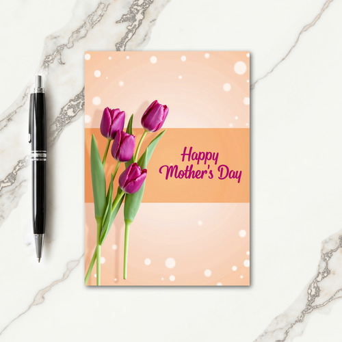 Peach Gradient Happy Day Card