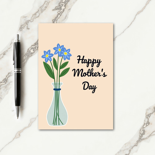 Peach Hue Mothers Day Card