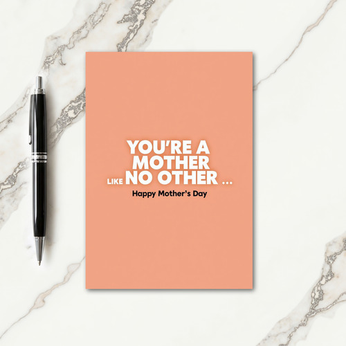Peach Mother Like No Other Card