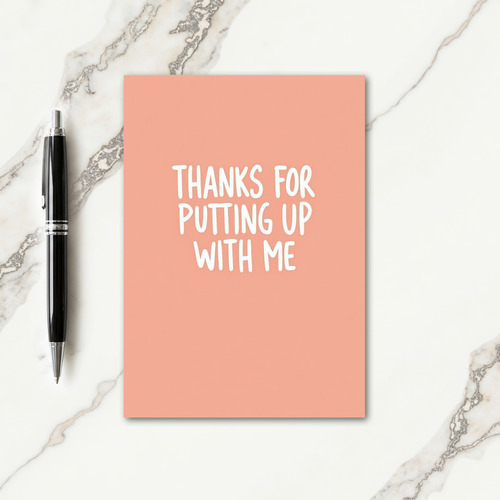 Peach Mothers Day Message Card