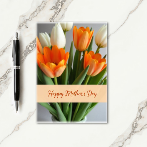 Peach Toned Mothers Day Card