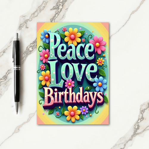 Pearl Orb Birthday Card