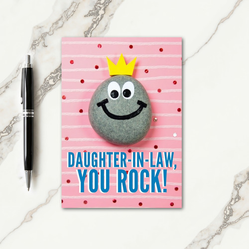 Pebble Art Mothers Day Card