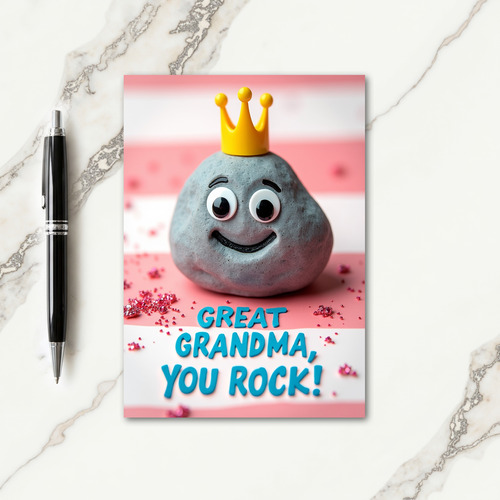 Pebble Great Grandma Love Card