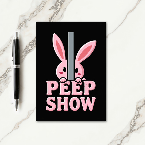 Peek A Boo Cute Critter Card