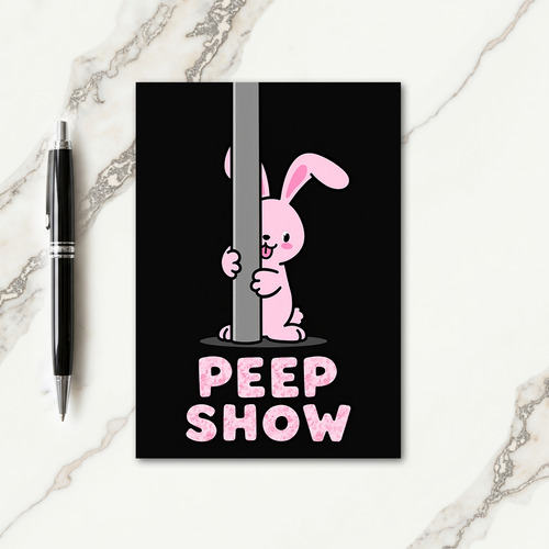 Peek A Boo Funny Friend Card