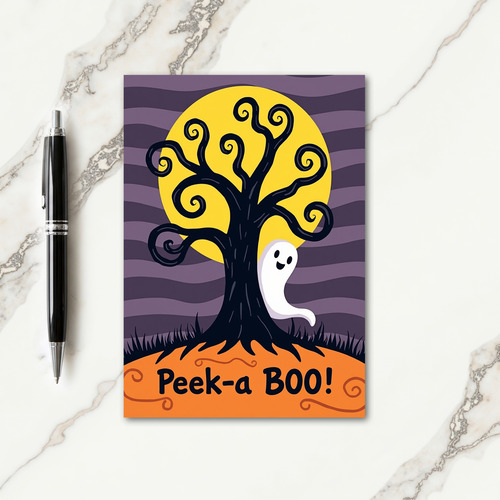 Peeka Boo Spooky Tree Card thumbnail