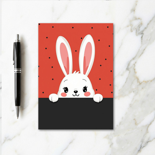 Peeking Friend Cute Scene Card