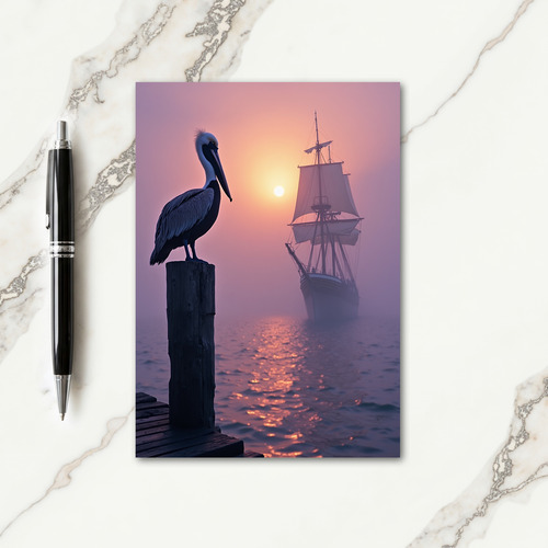 Pelican Fathers Day Sailing Card