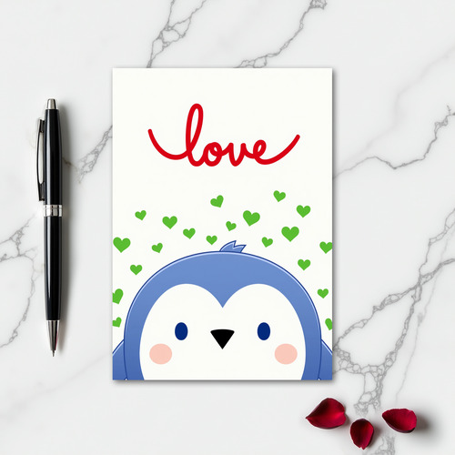 Penguin Love Greeting Card