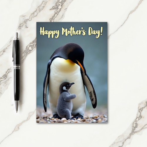 Penguin Love Mothers Day Card