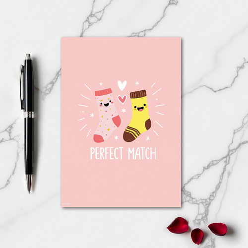 Perfect Match Socks Card