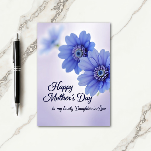 Periwinkle Bloom Mothers Day Card