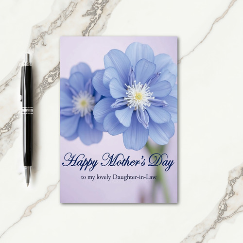 Periwinkle Mothers Day Card