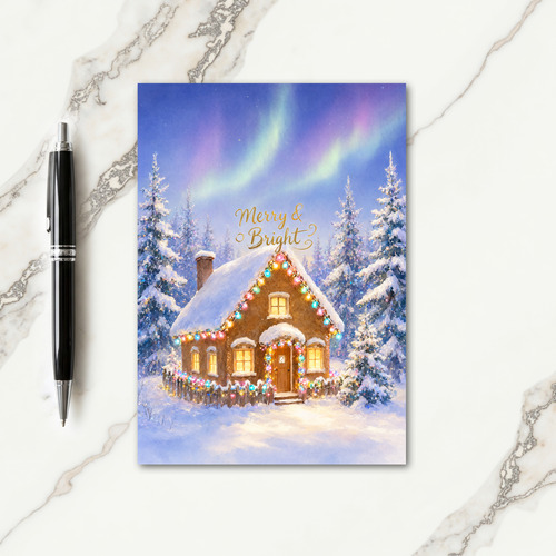 Permanent Christmas Lights Card